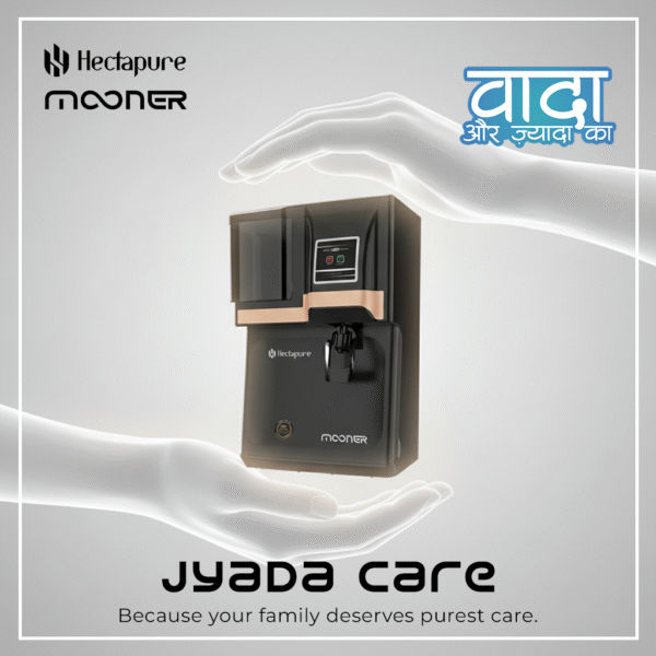 Hectapure Mooner RO Water Purifier with Zinc, Copper & Alkaline | In-Tank UV | Up to 3000 TDS | Zero Service for 2 Years (HydroGuard Tech) | 5-Year Warranty | NSF Certified Components - Image 7
