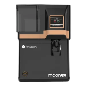 Hectapure Mooner RO Water Purifier with Zinc, Copper & Alkaline | In-Tank UV | Up to 2500 TDS | Zero Service for 2 Years (HydroGuard Tech) | 5-Year Warranty | NSF Certified Components